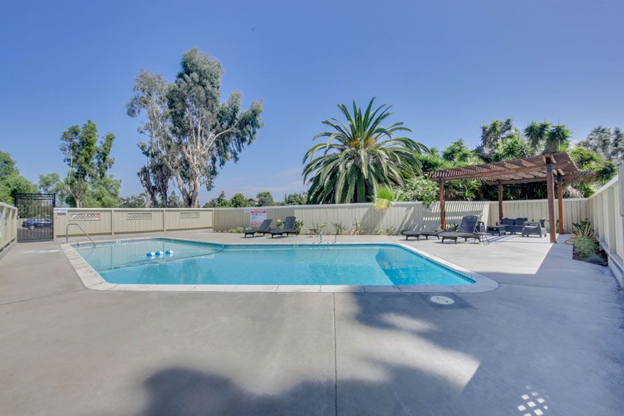 Pool deck and seating